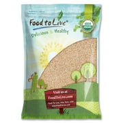 Organic Whole Grain Sorghum, 10 Pounds  Non-GMO, Raw, Vegan  by Food to Live