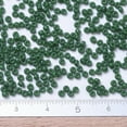 thumbnail image 4 of MIYUKI Round Rocailles Beads Japanese Seed Beads 11/0 (RR2048) Opaque Dyed Hunter Green 2x1.3mm Hole: 0.8mm about 1111pcs/10g, 4 of 5