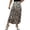 Skirt 262# White, variant on oqasdz Satin Maxi Skirts for Women Leopard Prints Slit Elegant High Waist Side Split Long Skirt with Flowy Hem and Comfortable Fit Outwear