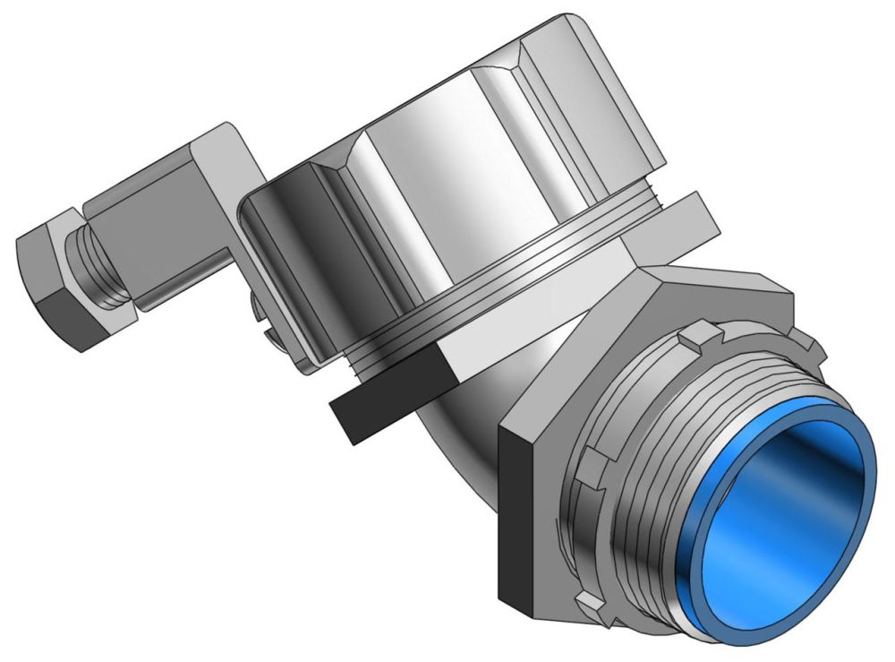 LIQUIDTIGHT FLEXIBLE METALLIC CONDUIT GROUND CONNECTOR
