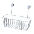 thumbnail image 5 of over Cabinet Door Organizer Basket Grid Storage Baskets with Hooks Shelves Sink Organization Metal Hanging Basket for Railing Railing, 5 of 9