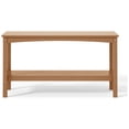 thumbnail image 4 of Polytrends  Laguna Hdpe All Weather Outdoor Patio Two Shelf Table Teak, 4 of 5