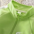 thumbnail image 4 of Favoffer Boys Girls Athletic Full Zip Jacket Cotton Casual Loose Coat Outwear with Pockets for Sports Daily Travel Play Kids to Big Kids 2-15Y, 4 of 5
