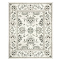 Gertmenian Majestic Moena Traditional Oriental Ivory Indoor Area Rug, 9x13