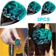 thumbnail image 1 of 3 Piezas Resina Epoxi Púa Guitarra Collar Auroras Boreales Colgantes Músico (01), 1 of 9