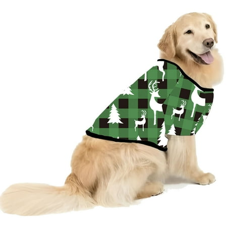 

Bigersell Mommy and Me 2 Piece Lightweight Outfits Set Pet Cute Warm Plaid Printed Pet Clothing Family Cosy Outfit Set