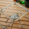 thumbnail image 3 of LJNYFDC High Temperature Resistant Stove Stainless Steel Camp Stove Rack Foldable Legs Adjustable Air Valve BBQ Stand Cooking Gear, 3 of 7