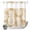Tan, Beige, Cream, variant on No Hook Shower Curtain, Blue Pineapple Shower Curtains for Bathroom with See Through Top Window, Summer Botanical Tropical Fruits Waterproof & Washable Bath Curtain Extra Long 72"x96"