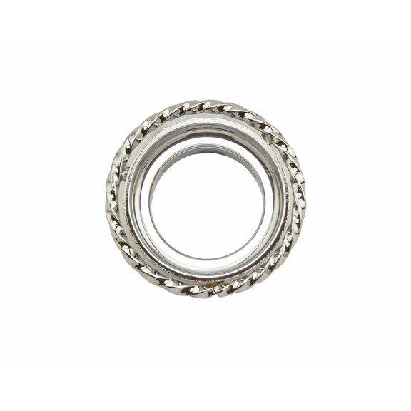 Alta Bicycle Lowrider Single Square Twisted Headset Cup (Chrome)