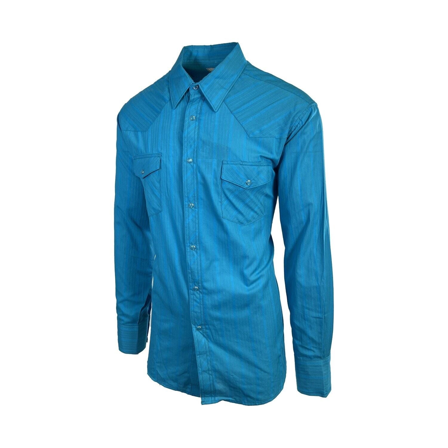 Chemise Homme Vintage Wrangler Taille L - Couleur Grise, Manches Longues, Occasion Très Bon état