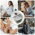 thumbnail image 2 of Collapsible Foot Spa with Heat, Touchscreen, Foldable Foot Bath Massager with Temperature Control, Foot Massage Rollers, Pedicure Foot Spa for Home, O, 2 of 7