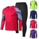 thumbnail image 2 of Nuevo uniforme de portero de fútbol adulto para hombres Esponja protectora Entrenamiento de manga larga Camiseta de fútbol de portero de fútbol Top y pantalones-Cyan-S BmatwkZeng Bmatwe Jersey, 2 of 5