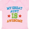 thumbnail image 4 of Inktastic My Great Aunt is Awesome Boys or Girls Baby Bodysuit, 4 of 5