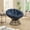 Blue, variant on LUCKHAO 360° Swivel Accent Chair, Chenille Upholstered Round Barrel Lounge Chair with Padded Cushion for Living Room, Bedroom, Apartment,Grey