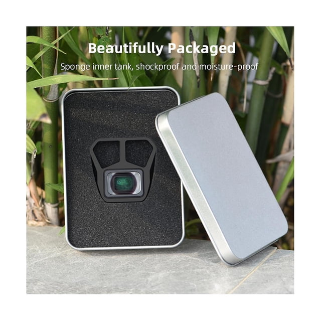 Para 3 PRO Special Gran Angular Lens Wide Screen Filter Drone Accesorios Negro, Negro