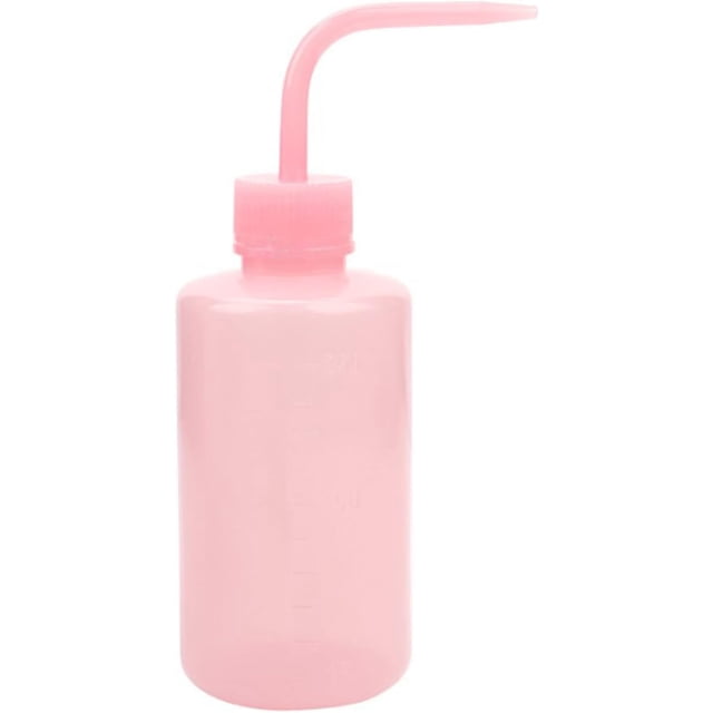 Botella de Enjuague de Pestañas de 250ml, Botella de Lavado de Tatuajes con Boquilla Curva, Botella de Lavado de Pestañas Postizas para Extensiones de Pestañas para insumos para lashistas