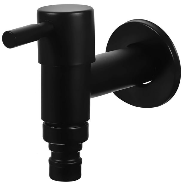 EeaseMX Grifo de acero inoxidable para lavabo, lavadora, inodoro y baño