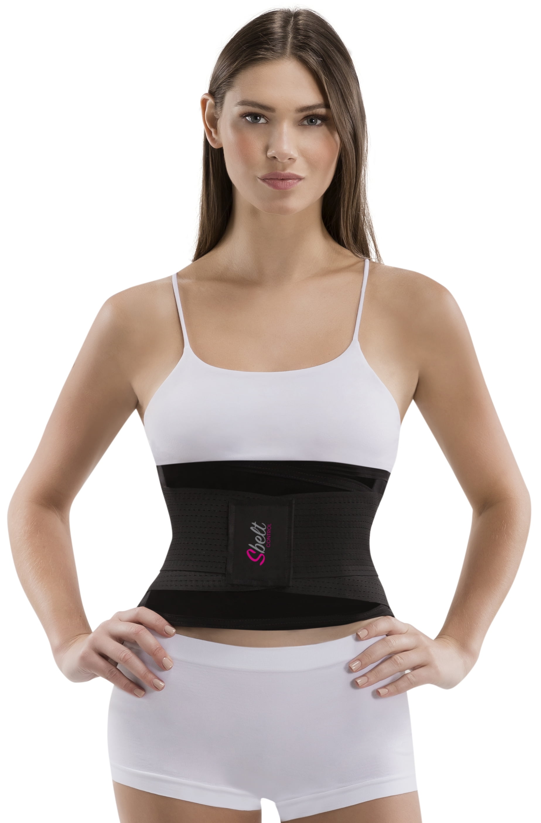 hourglass figure with waist trainer