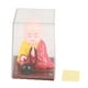 thumbnail image 2 of Figura De Monje, De Plástico Golpeando Colores Brillantes Muñeca De Monje Budista Con Energía Solar Para Ventana, 2 of 7