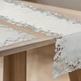 thumbnail image 5 of Table Runner Set of 6 for Dining Table, Ivory Table Linen, 14x108 inches - The Alois Collection - Home Decor, 5 of 8