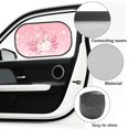 thumbnail image 6 of Yuyamidu Adorable Axolotl Car Window Shades for Side Window Cherry Blossom Side Window Sun Shade for SUV Trucks 2 Pack Pink Sunshade for Car Back Window, 6 of 7