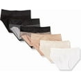 thumbnail image 2 of Warners® Blissful Benefits Dig-Free Comfort Waistband with Lace Microfiber Hipster 6-Pack RU1796W, 2 of 2