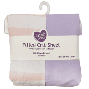 Parent's Choice Crib Sheet Set, Under the Sea, 2 Pack