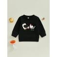 thumbnail image 4 of Toddler Baby Girl Boy Sweatshirt 6 12 18 24 Months 2T 3T 4T Rooster Embroidery Crew Neck Long Sleeve Pullover Tops Casual Streetwear for Winter Fall, 4 of 9