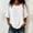 A1_White, variant on HOSIA Womens Vertical Textured Patchwork Top Round Neck Half Sleeve Casual Loose Fit Summer Blouse Lightweight Comfy Flowy Plain Gauze Tunic Shirts Plus Size Beach Vacation Outfits Black L