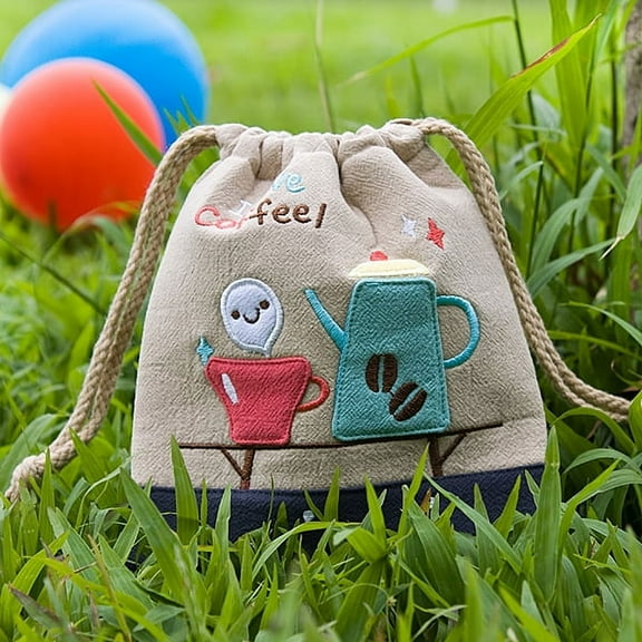 [Love Coffee] Draw String Bag (5.7*6.7)