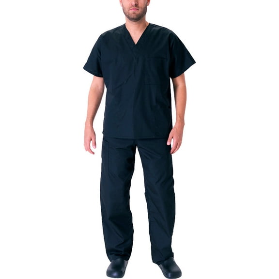 Natural Workwear Mens Authentic EDS Unisex Medical Uniform Cargo Scrub Set