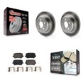 thumbnail image 1 of Transit Auto Rear Coated Disc Brake Rotors and Ceramic Pads Kit for Car Dodge Charger with 370mm Diameter Front Rotor KGT-103189, 1 of 11