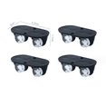 thumbnail image 5 of 4Pcs Storage Box Pulley, Small Furniture Casters, Self-Adhesive Plastic Adhesive Pulley, 5 of 5