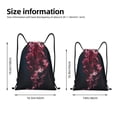 thumbnail image 2 of Fotbe Mesmerizing Pink Jellyfish Bolsa Mochila con Cordón Estampada, Bolsa de Gimnasio Deportiva, Bolsa Cinch, Bolsa con Cordón para Hombres y Mujeres-Medium, 2 of 6