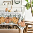 thumbnail image 6 of Sm:)e Fall Thanksgiving TableCloth Orange Pumpkin Table Cover for Party Picnic Dinner Decor 52x70 Inch, 6 of 6