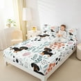 thumbnail image 4 of Homewish Cartoon Dachshund 4-Piece Full Size Sheets for Preppy Children Kids,Dreamy Princess Bed Sheets,Kawaii Animal Lightweight Sheet Sets,Luxury Bedroom Decor, 4 of 7