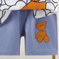 thumbnail image 5 of Toddler Boys Summer Clothes 2 Piece Set Short Sleeve Graphic Print T-Shirt Top & Elastic Waist Shorts Outfits 2T 3T 4T 5T Kaprioy, 5 of 8
