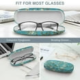 thumbnail image 4 of Fintie Hard Shell Eyeglasses Case, Portable Protective Glasses Cover Eyeglass Holder Box with Cleaning Cloth for Men Women, Blossom, 4 of 7