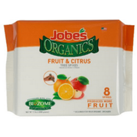 Jobe's Organic 8ct. Fruit and Citrus Spike (Best Fertilizer For Citrus Trees In Containers)