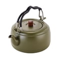 thumbnail image 1 of Tetera, cafetera, regalo, tetera ligera, tetera de acero inoxidable para inauguración de la casa, cocina, fogata, jardín, estufas, olla Verde, 1 of 8