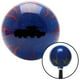 Bouton de Changement de Vitesse en Flocon de Métal de Flamme Bleu avec M16 x 1,5 Insert Levier de Vitesses Brody – image 1 sur 1
