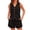 Black, variant on Womens 2 Piece Short Sets Sleeveless Button down Vest Top and Shorts with Pockets Summer Two Piece Matching Outfits Solid Color Simple Comfort Versatile Daily Wear White XXL
