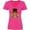 Hot Pink, variant on Inktastic Groundhog Day with Groundhog in Top Hat Women's V-Neck T-Shirt