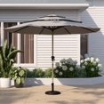 thumbnail image 1 of Better Homes & Gardens 10 ft. Round 3-Tier Market Patio Umbrella, 1 of 6