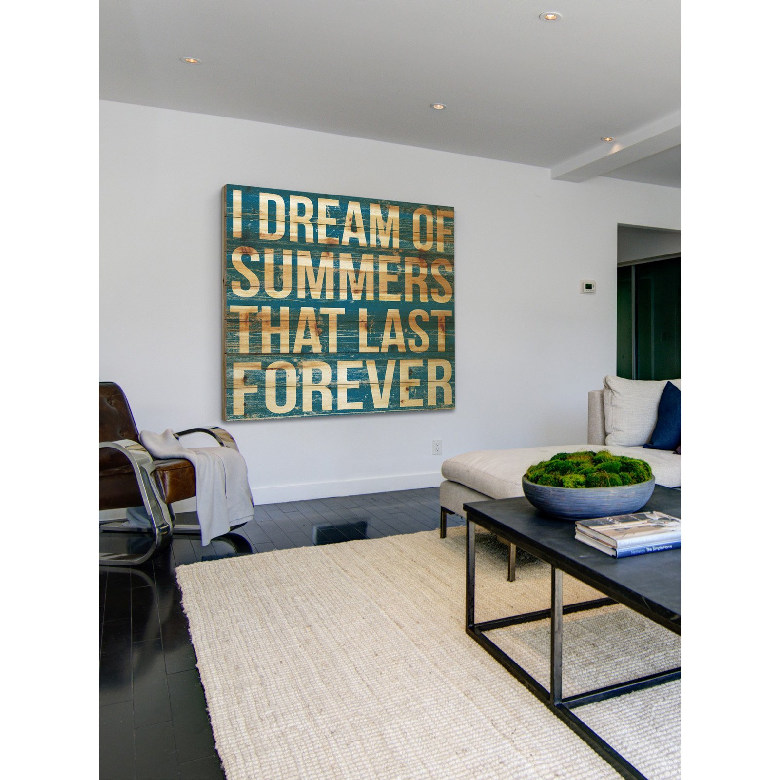 I Dream of Summers Painting Print on Natural Pine Wood