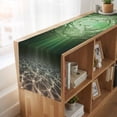 thumbnail image 6 of Table Runners 90 Inches Long Dress Scarves, Dark Green Ocean Waves Farmhouse Coffee/Dining/Kitchen Table Runner for Living Room, Summer Beach Coastal Abstract 13x90 Inch, 6 of 9