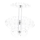 thumbnail image 2 of Soporte de cono de helado Clear 24 agujeros de doble capa Dia 3 cm Rolli Roll Roll Suportador de cono para aniversarios, 2 of 9
