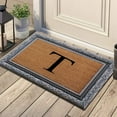 thumbnail image 4 of A1HC First Impression Rubber and Coir Albena 24" X 36" Bronze Finished Heavy Duty Monogrammed Doormat, 4 of 8
