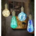 thumbnail image 5 of EONQY 2 Pack Vintage Edison Bulb, E27 220V 3W LED Decorative Light Bulbs, Copper Wire Firework Light Bulb, Retro Starry Light Bulb for Party Home Christmas, 5 of 6