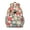 Beige-9, variant on Sea Life Students Backpack With Nautical Crab, Tropical Watercolor Cartoon Vintage Ocean Marine Beach Colorful Design